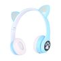 Extralink Kids Cat-Ear Wireless Headphones Blue | Wireless Headphones | Bluetooth 5.0, RGB Lighting, EXTRALINK EX.39052 5905090339052