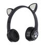 Extralink Kids Cat-Ear Wireless Headphones Black | Wireless Headphones | Bluetooth 5.0, RGB Lighting, EXTRALINK EX.39045 5905090339045