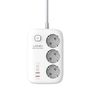 Power Strip GaN LDNIO SE3436 65W white, LDNIO SE3436