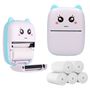 Extralink Set | Thermal printer EPP-002 Blue + Plain thermal paper 5 rolls |, EXTRALINK EX.33812 5906168633812