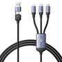 Cable Speedy  USB Joyroom SA21-2T3, 6 in 1/ 100W/Cable 1.5m (black), Joyroom SA21-2T3