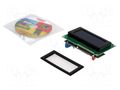 Display: LCD; alphanumeric; STN Negative; 16x4; blue; LED; 4.75mm DISPLAY VISIONS EASER164-NLW