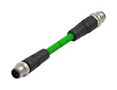 SENSOR CORD, 4P M12 PLUG-M12 PLUG, 3.3' TAD14741111-002