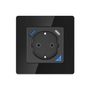Extralink Smart Life Wall Socket Set Pro | Smart socket + frame set | Color Black, 230V, 1x USB A, 1x USB C, WiFi, EXTRALINK EX.35748 5906168635748