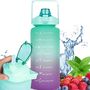 Extralink | Motivational Bottle | water bottle, 2000ml, green-purple, BUT-190, EXTRALINK EX.36486 5906168636486