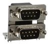 STACKED D SUB CONN, 9P PLUG-9P PLUG L17H2112120