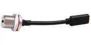 USB CABLE, TYPE C RCPT-RCPT, 100MM, IP68 MP002450