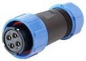 CIRCULAR CONNECTOR, 4POS, PLUG, SCREW MP002673
