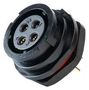 CIRCULAR CONNECTOR, 4POS, RCPT, SCREW MP002724