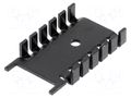 Heatsink: moulded; SOT32; L: 35.6mm; W: 22mm; H: 6.7mm; 21K/W; screw FISCHER ELEKTRONIK FK218SA32