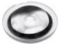 LED lens; round; transparent; Mounting: adhesive tape; H: 4.81mm LEDIL FA11948