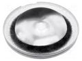 LED lens; round; transparent; Mounting: adhesive tape; H: 4.81mm LEDIL FA11948