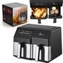 Extralink Home Air Fryer SJ-1000 10L EU | Air fryer | (6L+4L) 2500W, EXTRALINK EX.38671 5906168638671