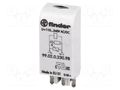 Module protecting; socket; Indication: LED; Colour: green FINDER 99.02.0.230.98