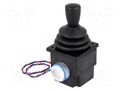 Joystick; 1- axis; 5kΩ; -20÷55°C; IP65; ±2% APEM 4R18-2S1E-55-00