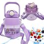 Extralink School Preschool Water Bottle with Straw and Lanyard for Kids 1L, EXTRALINK EX.20253 5907207220253