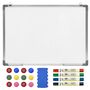 White dry-erase magnetic board 60 x 90 cm + accessories, EXTRALINK EX.20888 5907207220888