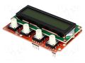 Expansion board; LCD; display; 3.3÷5V OLIMEX SHIELD-LCD16X2