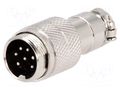 Connector: microphone; plug; male; PIN: 7; for cable; straight NINIGI MIC347