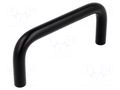 Holder; aluminium; black; H: 50mm; L: 100mm; W: 11mm; handle MENTOR MR-3280.1603