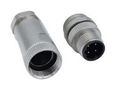 M12 SENSOR CONN, MALE, 4POS, CABLE 858-D04-103RKT4