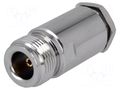 Connector: N; plug; female; straight; soldering,clamp; for cable YIZN Jiangsu Tengyu Electronics co. NC-100-T
