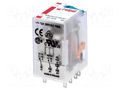 Relay: electromagnetic; DPDT; Ucoil: 24VDC; Icontacts max: 24A RELPOL R2N2012231024WT