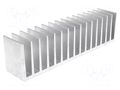 Heatsink: extruded; grilled; L: 40mm; W: 190.5mm; H: 50mm; aluminium STONECOLD RAD-A6023/40