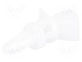 PCB distance; polyamide; L: 7.9mm; snap fastener; natural; UL94V-2 ESSENTRA RI-LCBS-5-01