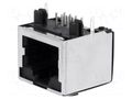 Connector: RJ45; socket; Cat: 5; shielded; 8p8c; THT; angled 90° AMPHENOL COMMUNICATIONS SOLUTIONS RJHSE-5380
