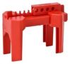 PRINZING BALL VALVE LOCKOUT, RED BALL VALVE LOCKOUT-PR-SMALL