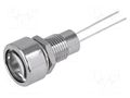 Indicator: LED; flat; red; Ø8.2mm; IP67; for PCB; brass; ØLED: 5mm SIGNAL-CONSTRUCT SDML080