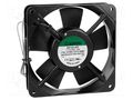 Fan: AC; axial; 115VAC; 120x120x25mm; 132m3/h(±7%); 46dBA; ball SUNON SP101AT1122HBL