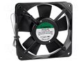 Fan: AC; axial; 115VAC; 120x120x25mm; 132m3/h(±7%); 46dBA; ball SUNON SP101AT1122HBL