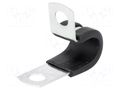 Fixing clamp; ØBundle : 11.1mm; W: 12.7mm; steel ESSENTRA SPN-7