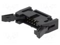 Connector: IDC; socket; male; PIN: 10; straight; THT; 2.54mm; 2x5 AMPHENOL COMMUNICATIONS SOLUTIONS T816-1-10-S1