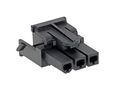 RECEPTACLE HOUSING, 4POS, 4.2MM, BLACK 200453-1004