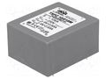 Transformer: encapsulated; 10VA; 230VAC; 6V; 6V; 830mA; 830mA; PCB INDEL TSPZ10/2X6V
