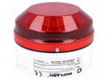 Signaller: lighting; flashing light; red; X195; 180÷250VAC; IP65 MOFLASH SIGNALLING X195-05WH-02