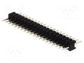 Connector: pin strips; pin header; male; PIN: 20; straight; THT CONNFLY ZL319-20P