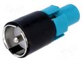 Cable: coaxial antenna; Fakra plug,ISO plug; straight 4CARMEDIA ZRS-GOLFV-ISO/Z