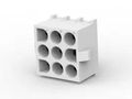 WTB CONNECTOR, RCPT, 9POS, 3ROW, THT 350763-4