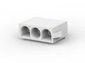 WTB CONNECTOR, RCPT, 3POS, 1ROW, THT 350825-4