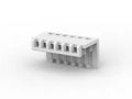STRAIN RELIEF COVER, 7POS, NYLON, WHITE 643075-7