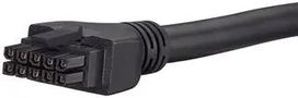 CABLE ASSY, 10POS, RCPT-RCPT, 19.7" 245132-1005.