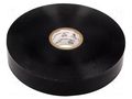 Tape: electrical insulating; W: 19mm; L: 33m; Thk: 0.25mm; black 3M SCOTCH-22-19BK