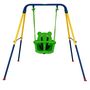 Black Forest Frame Swing, Bucket Swing for Small Children 116x140x123cm, EXTRALINK CD-S006 5907207224312