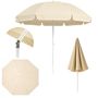Black Forest Compact Beach Umbrella, 1.8m Beige, EXTRALINK L-0707 BEZOWY 5907207224411