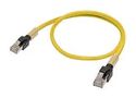 PATCH CORD, RJ45 PLUG-PLUG, CAT6A, 1M XS6W-6LSZH8SS100CM-Y
