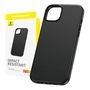 Phone Case for iPhone 15 ProMax Baseus Fauxther Series (Black), Baseus P60157304113-03